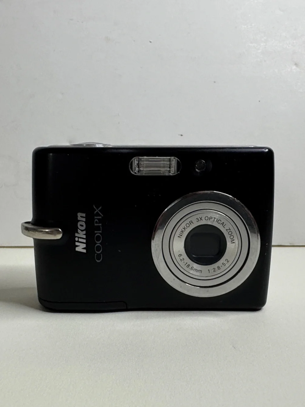 Nikon COOLPIX Compact Digital Camera in Black with Silver Lens Ring